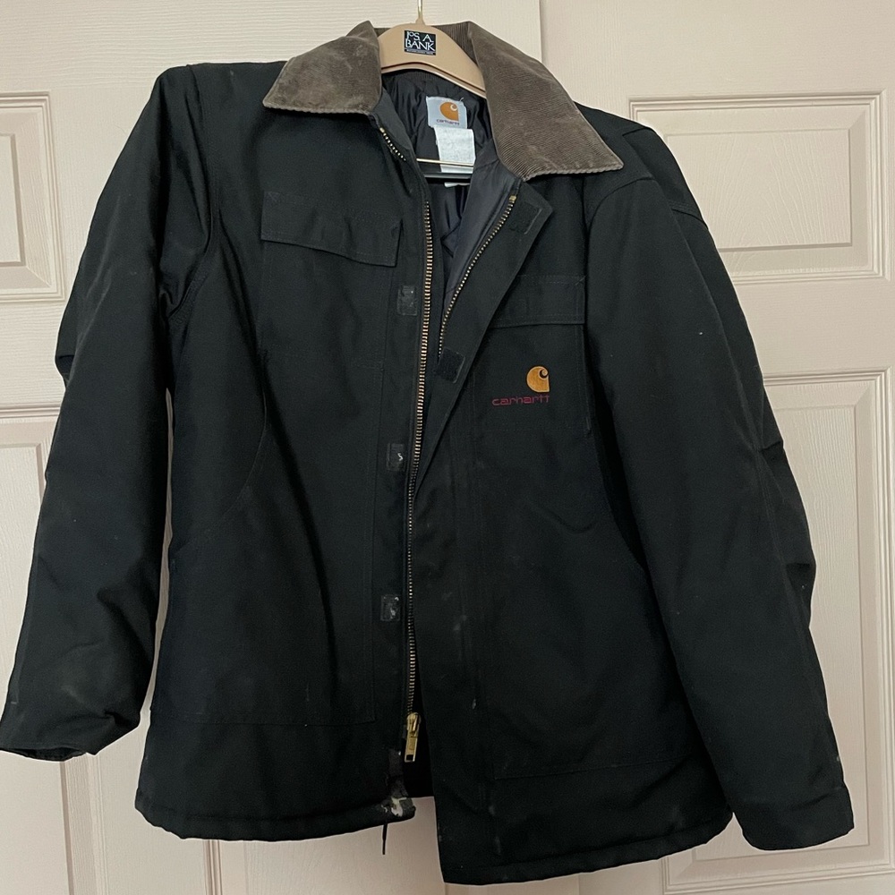 Men’s Carhartt Black size Large Traditional Jacket